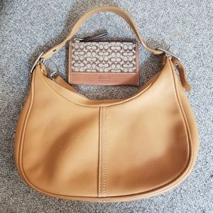 Coach bag and keychain card holder